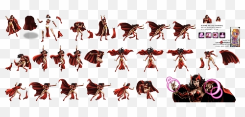 Pc Computer - Marvel Avengers Alliance Scarlet Witch Marvel Avengers Alliance Scarlet Witch Png,Scarlet Witch Transparent