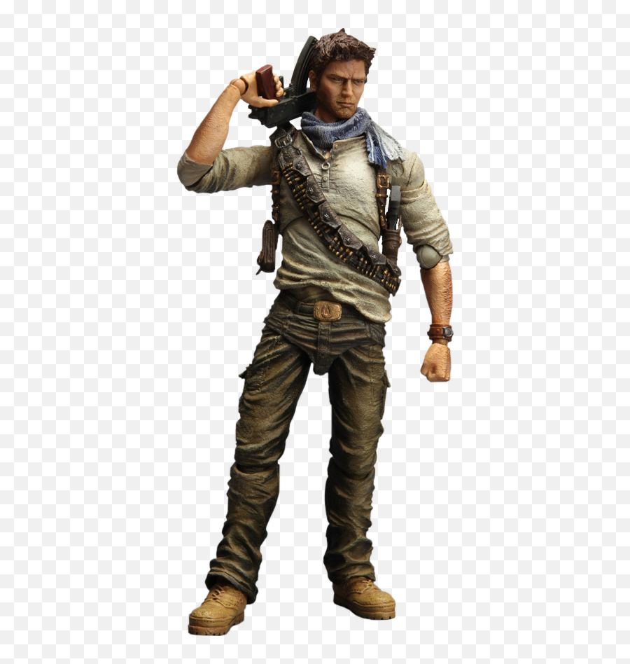 Uncharted 3 Nathan Drake Collectible Figure By Square Enix - Uncharted 3 Nathan Drake Figure Png,Drake Transparent