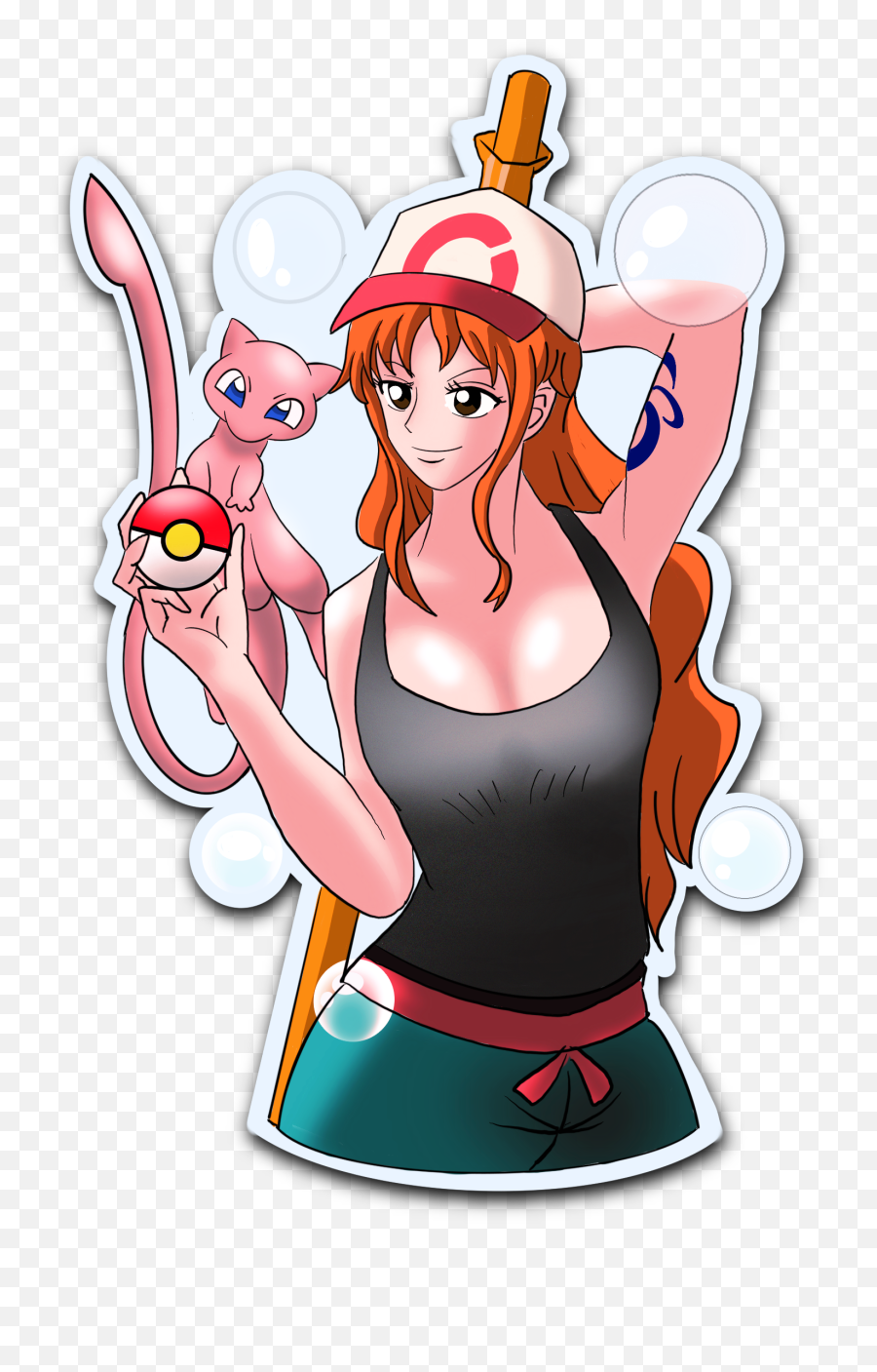 Nami The Pokemon Trainer - Cartoon Png,Pokemon Trainer Transparent