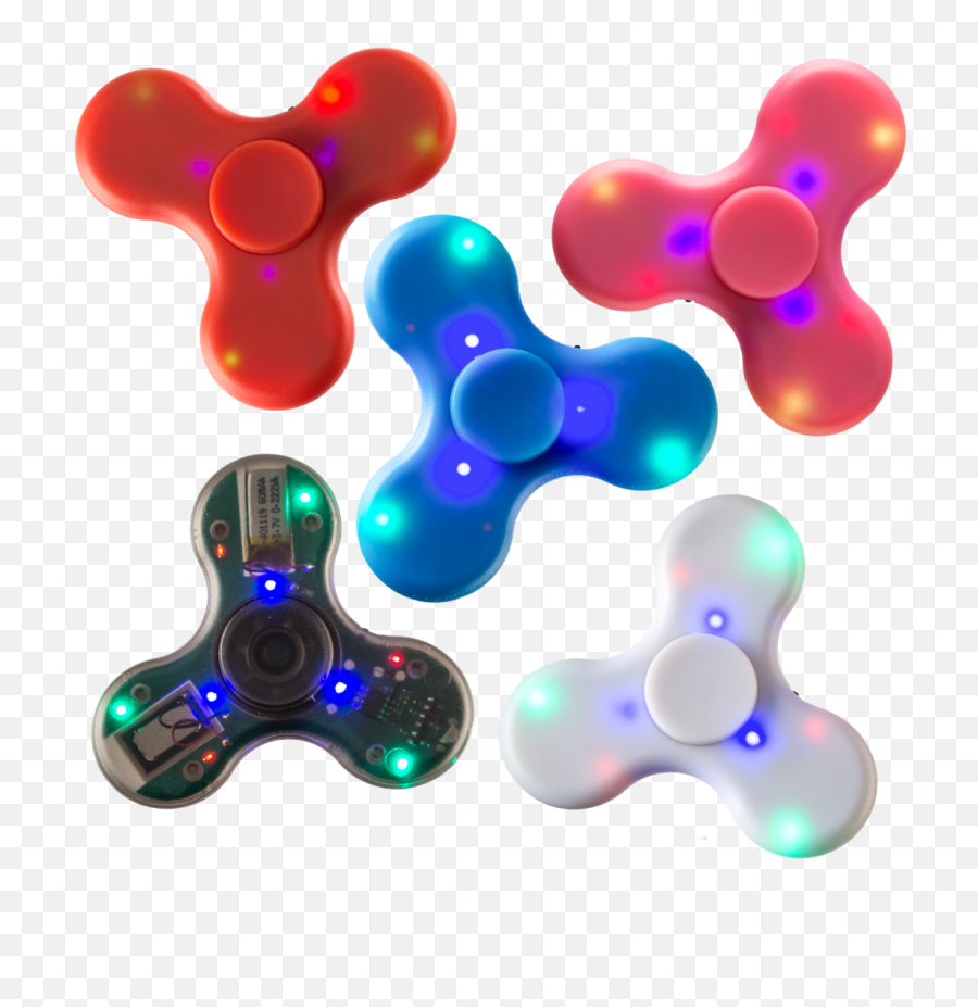 5 - Pack Random Led Bluetooth Speaker Fidget Spinners Fidget Fidget Spinner Png,Fidget Spinners Png