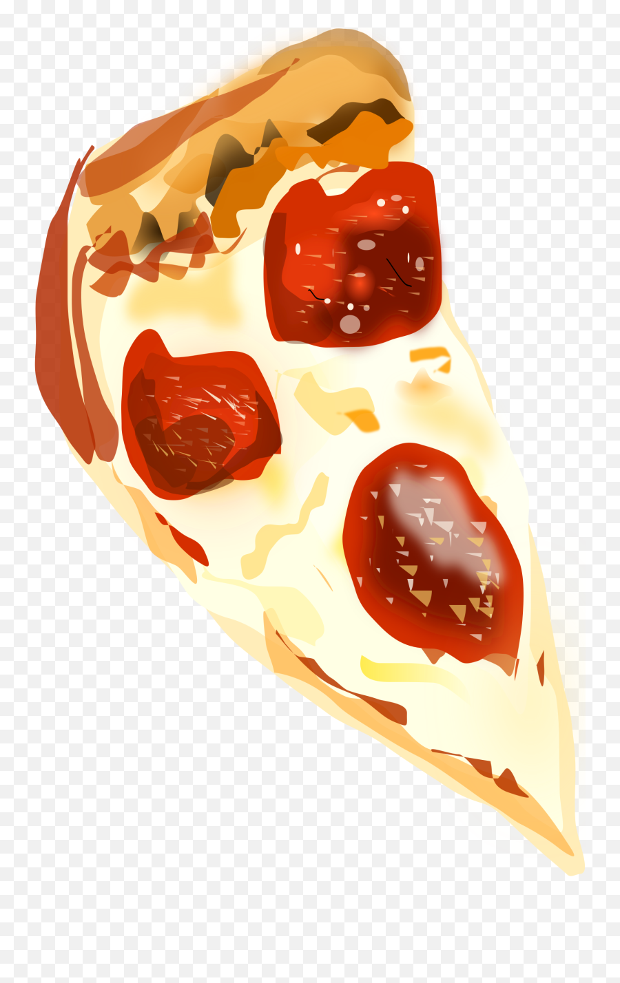 Pizza Clipart Slice - Pizza Vector Png Pepperoni Free,Pizza Slice Transparent