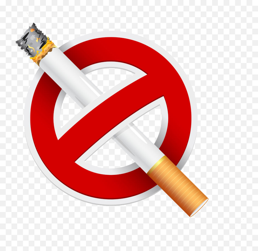 Png Cigarette - Cigarette Clipart Tobacco Product No Cartoon No Smoking Poster,No Smoking Png