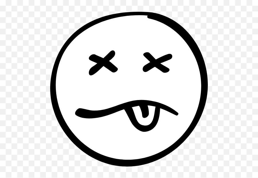Dead Smiley Face Graphic Picmonkey Graphics - Dead Smiley Face Png,Dead Emoji Png