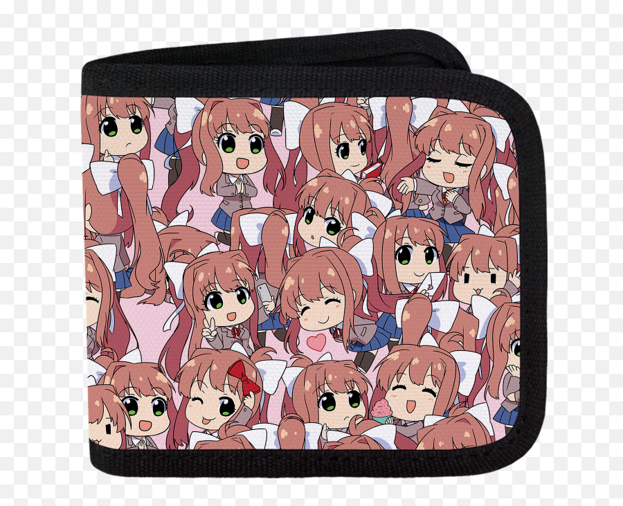 For Fans By Fansjust All Monika Canvas Wallet - Many Monikas Png,Monika Png