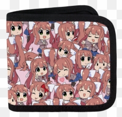 For Fans By Fansjust All Monika Canvas Wallet - Many Monikas Png,Monika Png