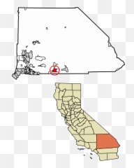 Filesan Bernardino County California Incorporated And - Fort Irwin California Map Png,Yucca Png
