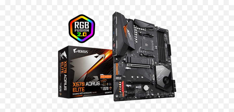 X570 Aorus Elite Rev 10 Motherboard - Gigabyte Global Mb Gigabyte Amd X570 Aorus Elite Wifi Png,Amd Png