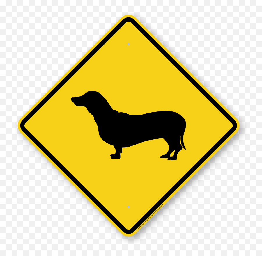 Dachshund Dog Symbol Sign Guard Beware - Dachshund Png,Dachshund Png