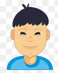 Thin Eyebrows Narrow Nose Young Boy - Cartoon Without png