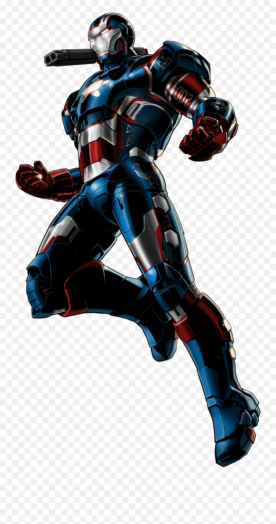 Iron Patriot With A Shield Png Image - War Machine Marvel Avengers Alliance,Patriot Png