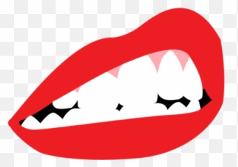 Cartoon Labios Y Dientes Png Transparente - Stickpng Cartoon Lips,Labios Png