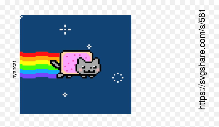 Nyancat - Svgsharecom Nyan Cat Wallpaper 4k Png,Nyan Cat Png