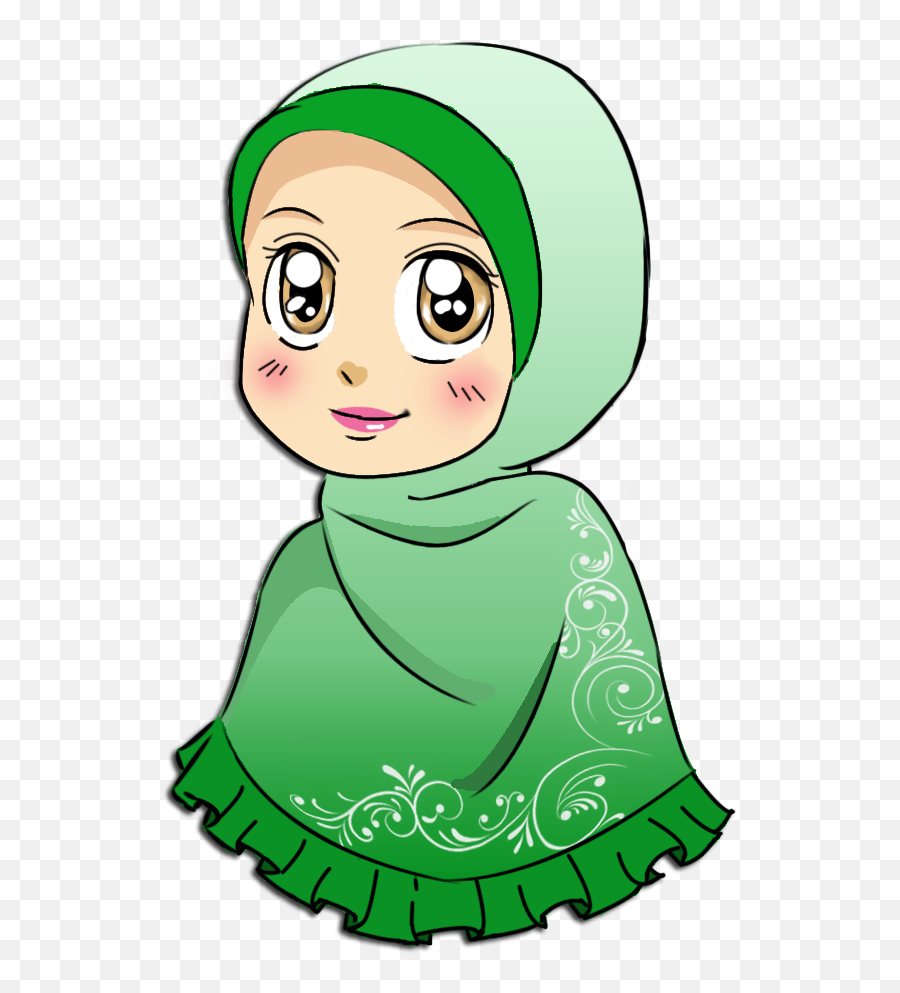 Muslim Girl Clipart Transparent Png - Muslim Girl Face Clipart,Girl Clipart Transparent
