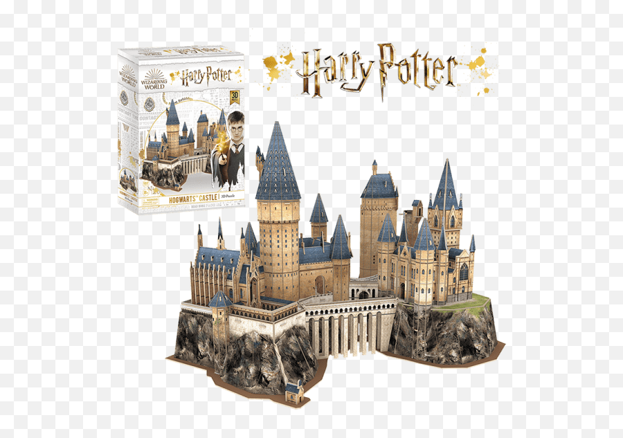 Hogwarts Castle Medium Size Set Model - Harry Potter Castle 3d Puzzle Png,Hogwarts Castle Png