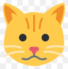 Cat Face Emoji - Twemoji Cat Png,Cat Emoji Png