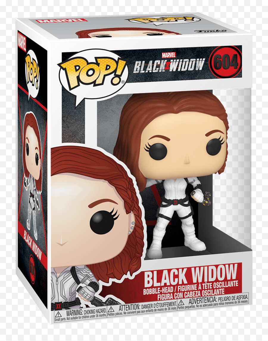 Black Widow Pop - Funko Pop Black Widow White Suit Png,Black Widow Transparent