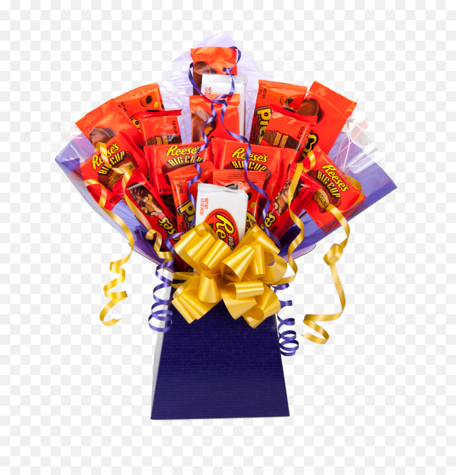 Reeseu0027s Huge Xl 18 Piece American Chocolate Bouquet Tree Explosion Gift Hamper Perfect - Chocolate Bouquet Png,Explosion Gif Png