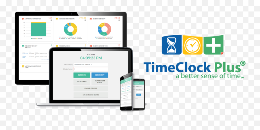 Time And Attendance - Timeclock Plus Timeclock Plus Png,Plus Png