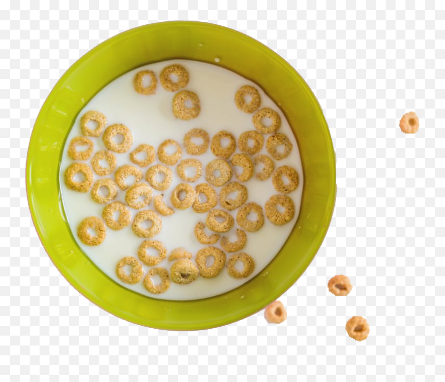 Download Bowl Of Cheerios Png - Floating Cereal,Cereal Bowl Png