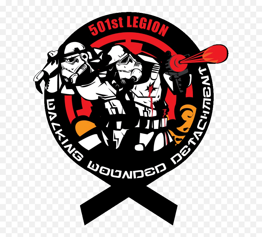 Star Wars Trooper 501st Legion - Walking Wounded Detachment Png,501st Logo