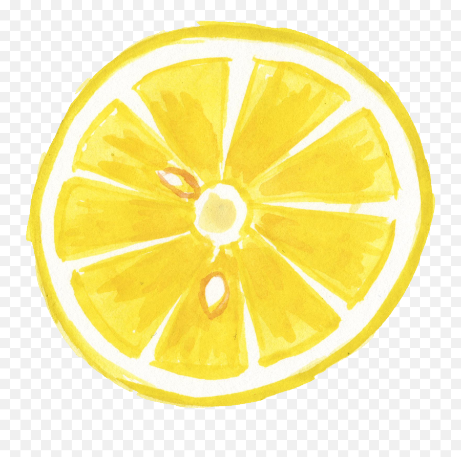 Watercolor Lemon Transparent - Lemon Illustration Png,Lemon Transparent Background