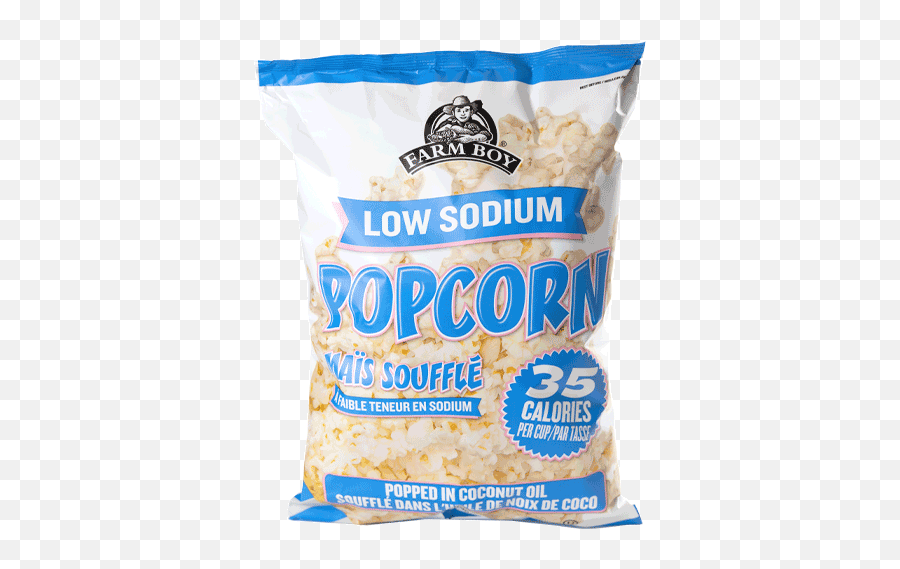 Farm Boy Low Sodium Popcorn - Farm Boy Packet Png,Movie Popcorn Png