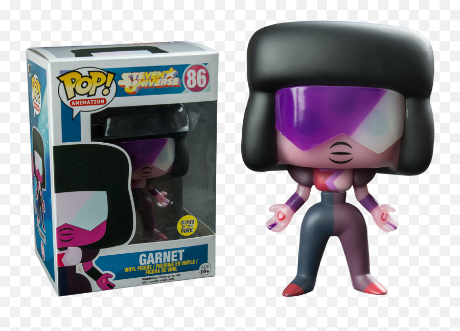 Steven Universe Glow - Inthedark Garnet Exclusive Pop Vinyl Figure Steven Universe Glow In The Dark Pop Vinyl Png,Steven Universe Garnet Png