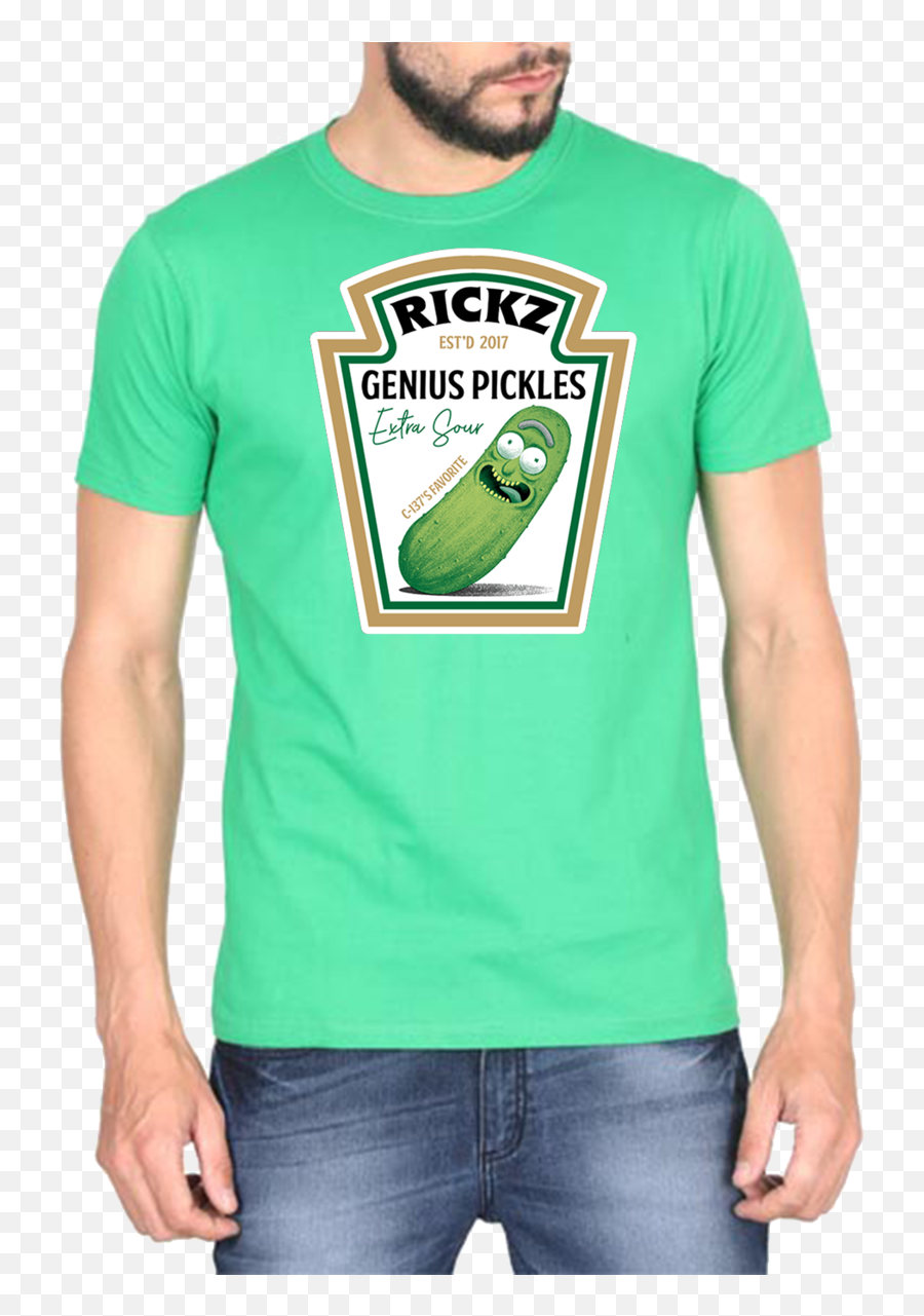 T - Shirt Rick U0026 Morty Pickle Rick Parody Heinz Sheepbaycom Png,Pickle Rick Transparent