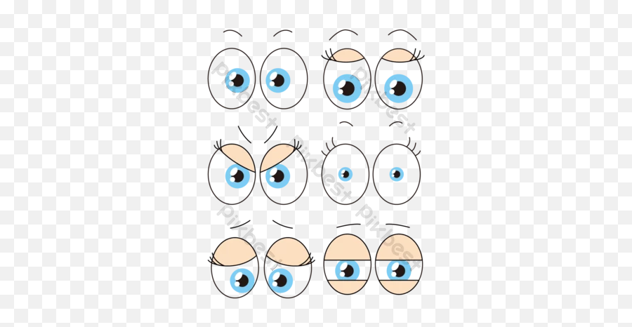 Cartoon Eyes Templates Free Psd U0026 Png Vector Download Transparent