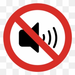 No Sound Icon Png And Svg Vector Free - Placa De Sinalização Proibido Virar Direita