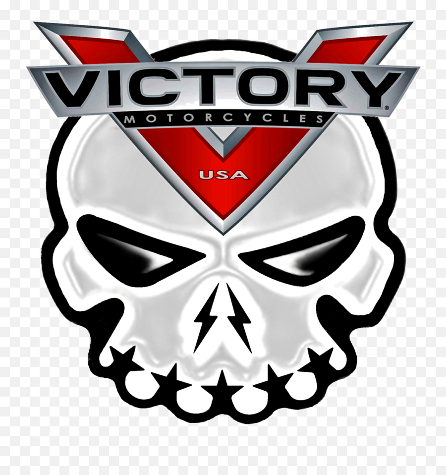 Photo Skull With Logo In The Album Victory Desktops - Victory Motorcycle Logo Vector Png,Motorcycle Logo