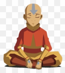 Avatar Aang Meditating Png Image