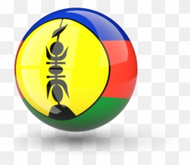 Download Free Png Round Icon Illustration Of Flag New - Caledonia