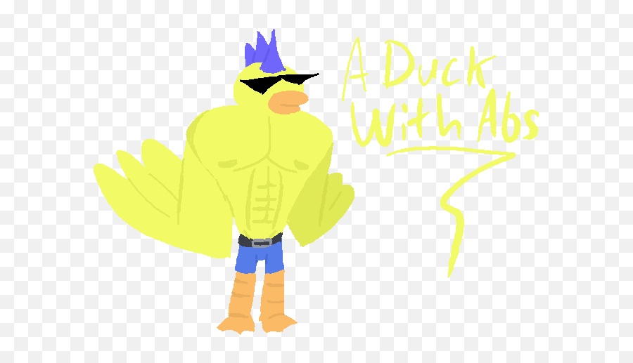 A Duck With Abs Cawwwwmic Wiki Fandom - Duck Abs Png,Abs Png