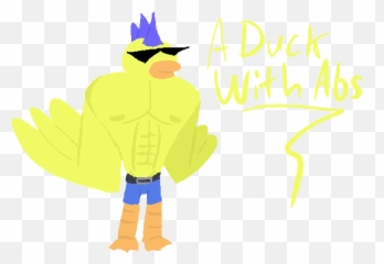 A Duck With Abs Cawwwwmic Wiki Fandom - Duck Abs Png,Abs Png