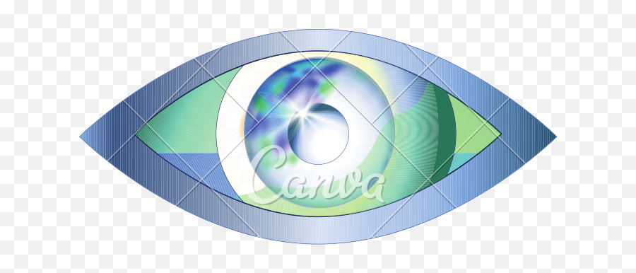 The Eye Looks In World Vision Vector Logo Design - Circle Png,Logo Template