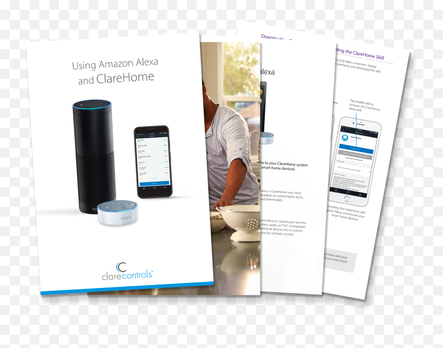 Clarehome Alexa Voice Control Your Smart Home Automation - Mobile Phone Png,Amazon Echo Png