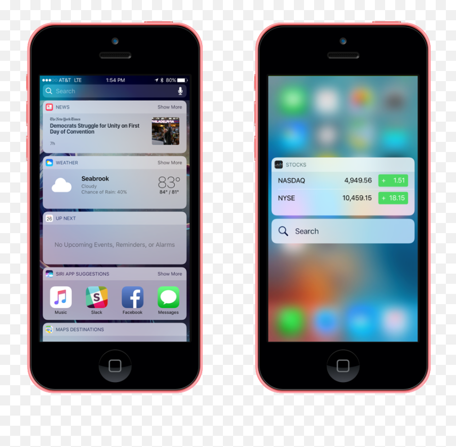Search And Home Screen Widget Enhancements In Ios 10 - Technology Applications Png,Widget Locker Icon
