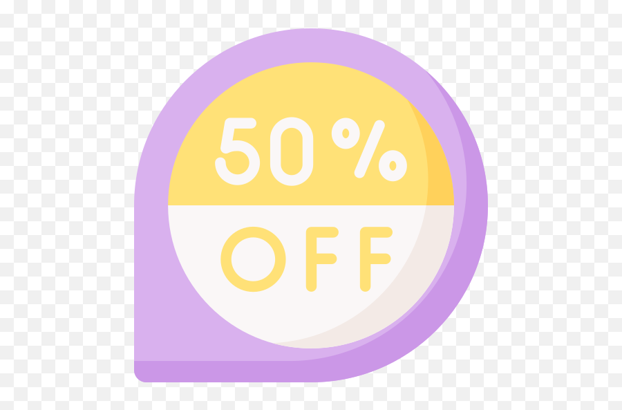 50 Percent - Free Commerce Icons Dot Png,50 Off Icon