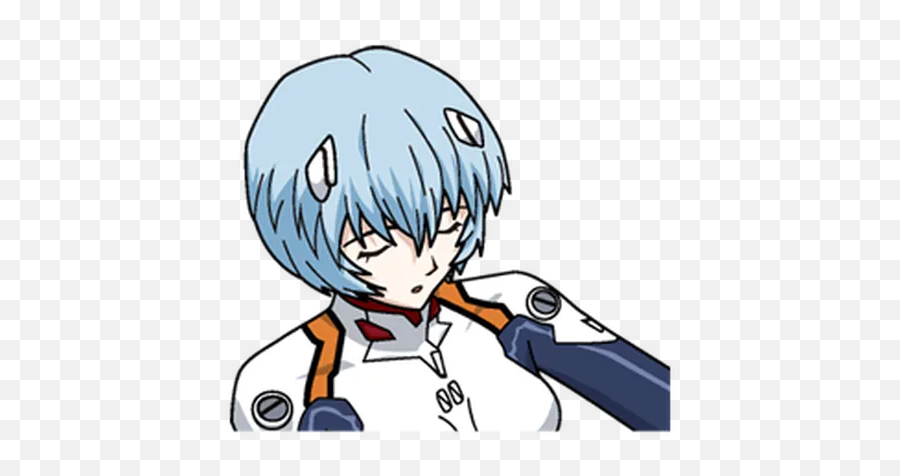 Evangelion Vol1 Sticker Pack - Stickers Cloud Png,Rei Ayanami Icon