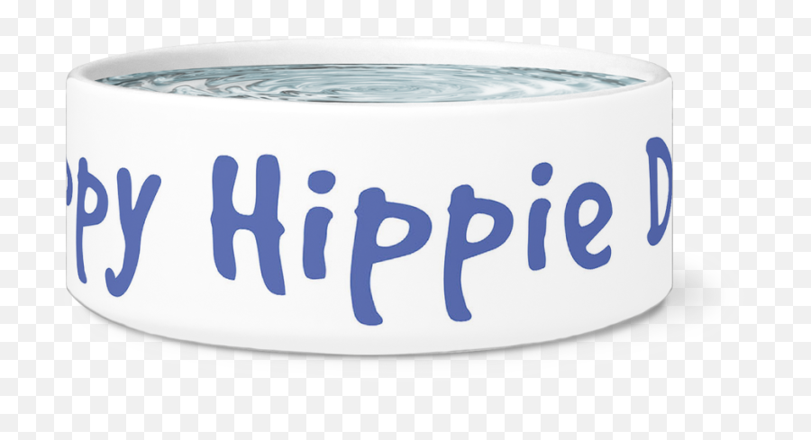 Download Hd Happy Hippie Dog Ceramic Bowl - Iu0027m The Top Happy Kids Png,Dog Bowl Png