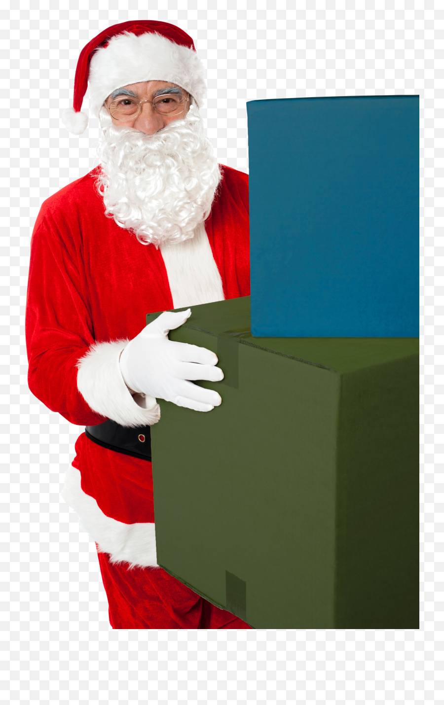 Santa Claus With Gifts Png Play - Santa Claus,Gifts Png
