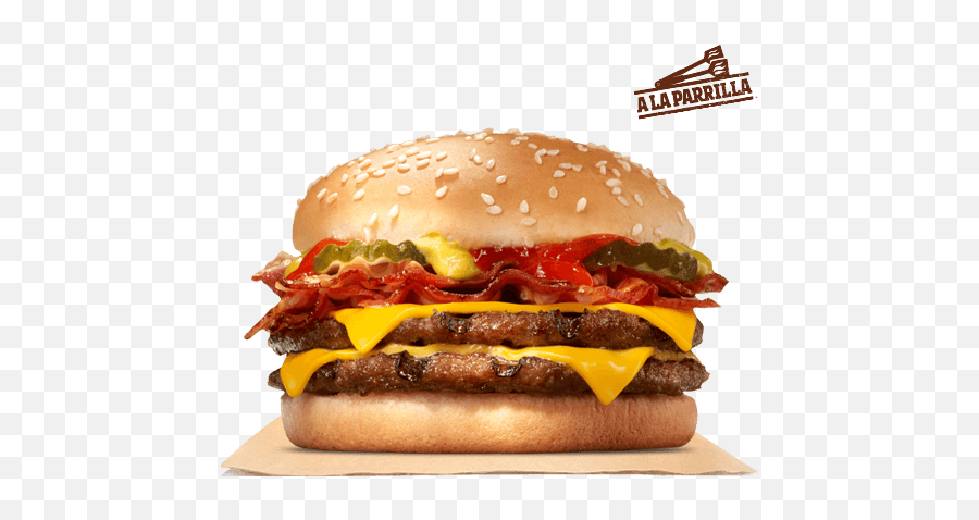 Hamburguesa Doble Queso Tocino - Burger King Double Bacon Burger King Bacon Cheeseburger Png,Hamburguesa Png