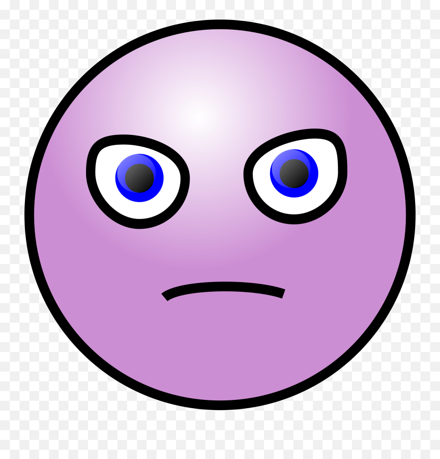 Emoticon Mad Expression - Does Purple Face Mean Png,Mad Face Png