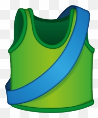 Emoji U2013 The Official Brand Running Shirt - U1F3BD Vest png