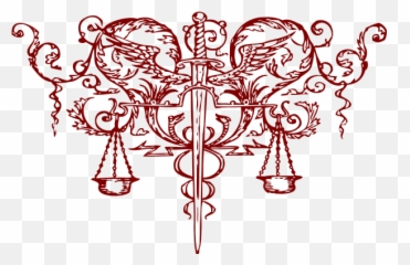 Red Sword And Scales Of Justice Clip Art - png