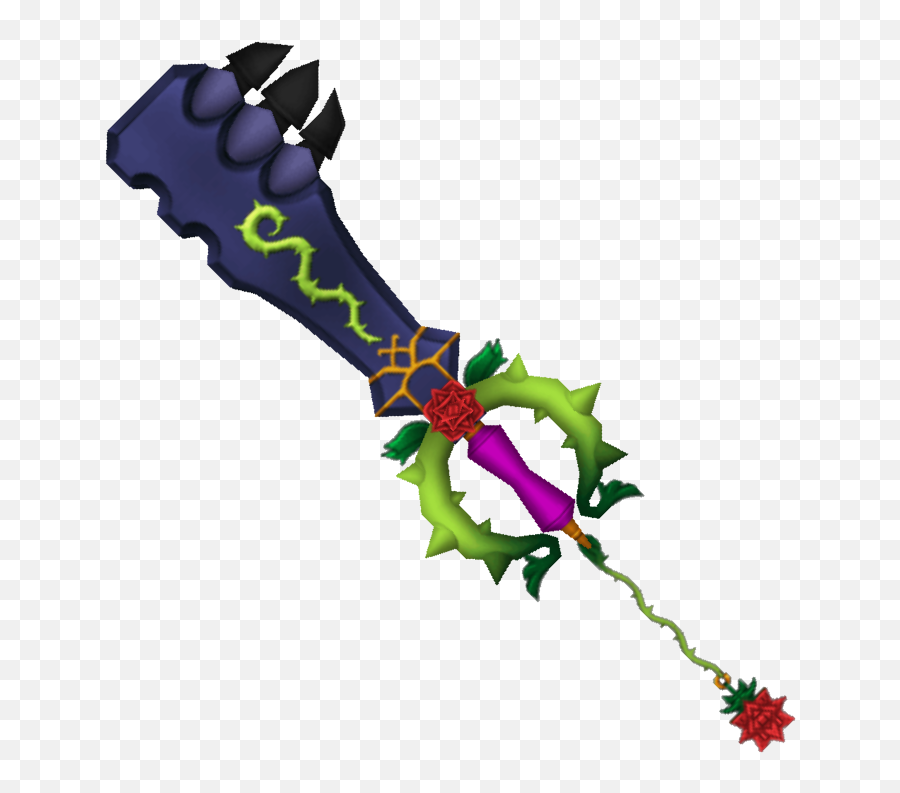 Beast Rose Png - Kingdom Hearts Rose Keyblade,Beauty And The Beast Rose Png