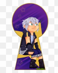 Kingdom Hearts 3 Riku Sticker The Moonlit Dragoon Workshop - Cartoon Png,Kingdom Hearts 3 Png
