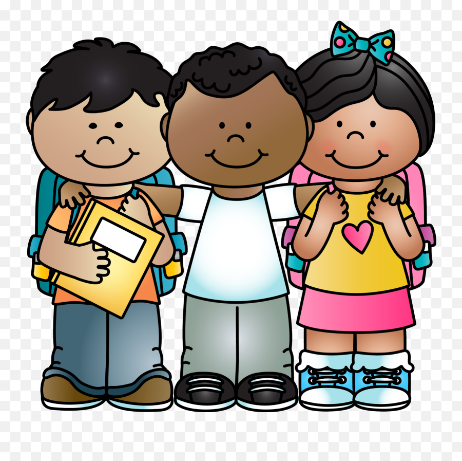 Download Hd 28 Collection Of Cute School Kids Clipart - Transparent School Kids Clipart Png,Children Transparent Background