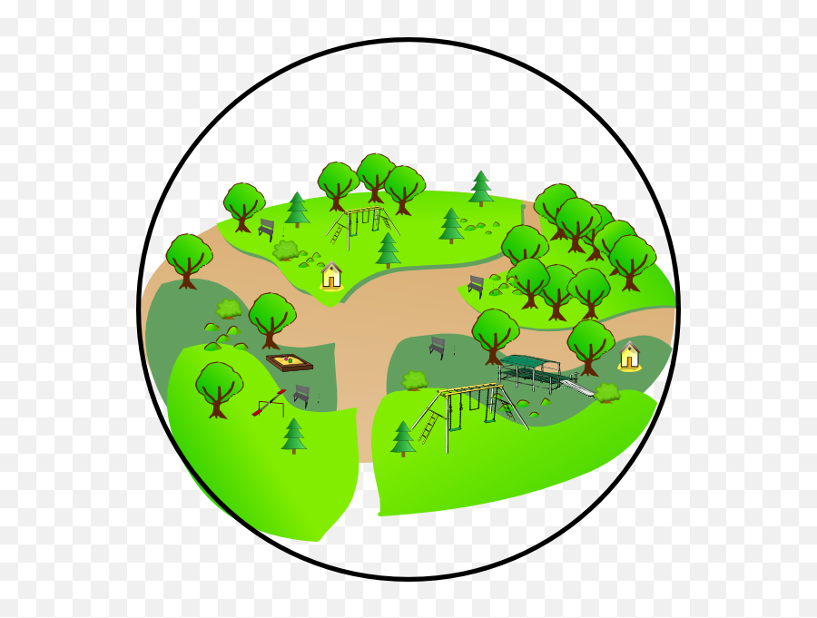 Green Space Clipart - Parks Clipart Png,Space Png